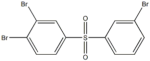 3,4-Dibromophenyl 3-bromophenyl sulfone Struktur