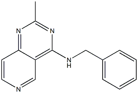 2-Methyl-4-(benzylamino)pyrido[4,3-d]pyrimidine Struktur