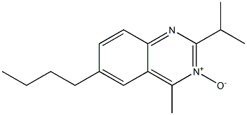 2-Isopropyl-4-methyl-6-butylquinazoline 3-oxide Struktur