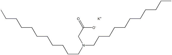 N,N-Diundecylaminoacetic acid potassium salt Struktur