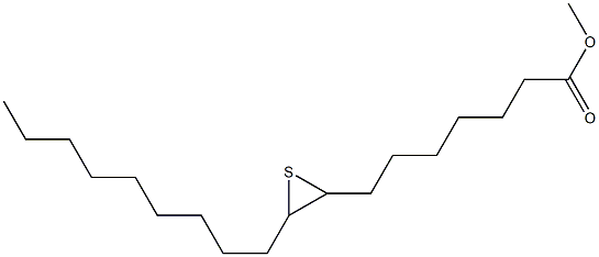 8,9-Epithiostearic acid methyl ester Struktur