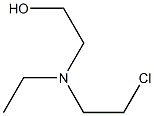 2-(2-Chloroethylethylamino)ethanol Struktur