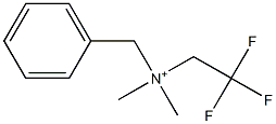 Benzyldimethyl(2,2,2-trifluoroethyl)aminium Struktur