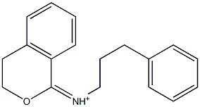 1-[(3-Phenylpropyl)iminio]isochroman Struktur