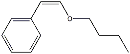 [(Z)-2-Butoxyvinyl]benzene Struktur