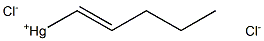 (E)-1-Pentenylmercury(II) chloride Struktur