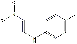 (E)-1-[(4-Methylphenyl)amino]-2-nitroethene Struktur