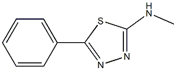 N-Methyl-5-phenyl-1,3,4-thiadiazole-2-amine Struktur