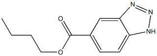 1H-Benzotriazole-5-carboxylic acid butyl ester Struktur