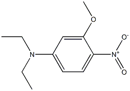 N,N-Diethyl-3-methoxy-4-nitroaniline Struktur