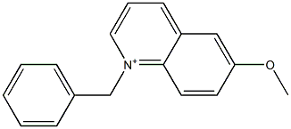 6-Methoxy-1-benzylquinolinium Struktur