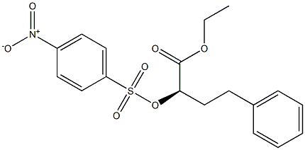 (R)-2-[(4-Nitrophenyl)sulfonyloxy]-4-phenylbutyric acid ethyl ester Struktur