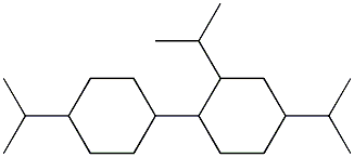 2,4,4'-Triisopropyl-1,1'-bicyclohexane Struktur