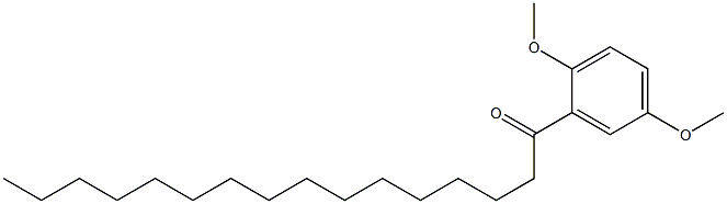 1-(2,5-Dimethoxyphenyl)-1-hexadecanone Struktur