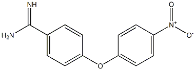 4-(4-Nitrophenoxy)benzamidine Struktur