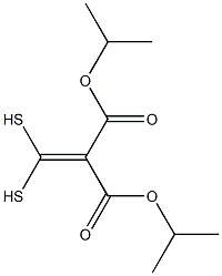 2-(Dimercaptomethylene)propanedioic acid diisopropyl ester Struktur