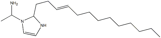 1-(1-Aminoethyl)-2-(3-tridecenyl)-4-imidazoline Struktur