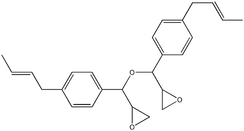 4-(2-Butenyl)phenylglycidyl ether Struktur