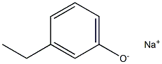 Sodium m-ethylphenolate Struktur