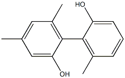 4,6,6'-Trimethyl-1,1'-biphenyl-2,2'-diol Struktur