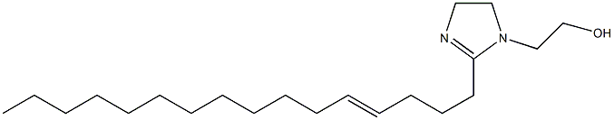 2-(4-Hexadecenyl)-2-imidazoline-1-ethanol Struktur