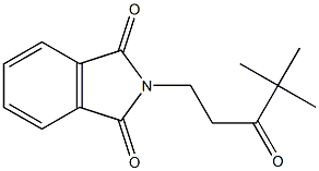 2-(3-Oxo-4,4-dimethylpentyl)-2H-isoindole-1,3-dione Struktur