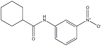 N-(m-Nitrophenyl)cyclohexanecarboxamide Struktur