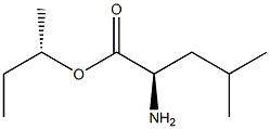 (S)-2-Amino-4-methylpentanoic acid (R)-1-methylpropyl ester Struktur