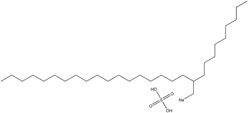 Sulfuric acid 2-nonylicosyl=sodium salt Struktur