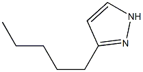 3-Pentyl-1H-pyrazole Struktur