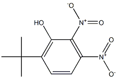 6-tert-Butyl-2,3-dinitrophenol Struktur