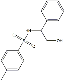 N-(1-Phenyl-2-hydroxyethyl)-4-methylbenzenesulfonamide Struktur