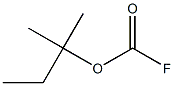 Fluoroformic acid (1,1-dimethylpropyl) ester Struktur