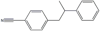 4-(2-Phenylpropyl)benzonitrile Struktur