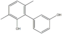 3,6-Dimethyl-1,1'-biphenyl-2,3'-diol Struktur