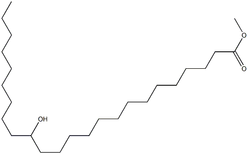 15-Hydroxytetracosanoic acid methyl ester Struktur