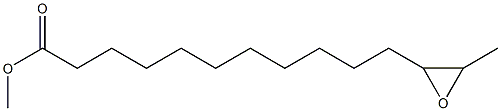 12,13-Epoxymyristic acid methyl ester Struktur