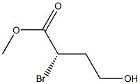 (S)-2-Bromo-4-hydroxybutyric acid methyl ester Struktur