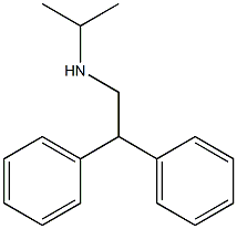 N-Isopropyl-2,2-diphenylethan-1-amine Struktur