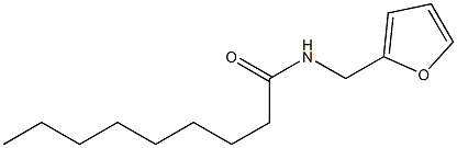 N-[(2-Furyl)methyl]nonanamide Struktur