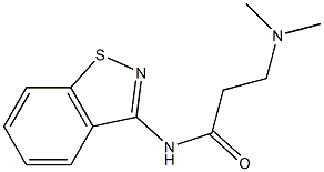 N-(1,2-Benzisothiazol-3-yl)-3-(dimethylamino)propanamide Struktur