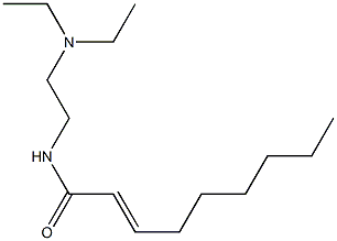 N-[2-(Diethylamino)ethyl]-2-nonenamide Struktur