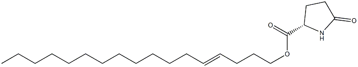 (S)-5-Oxopyrrolidine-2-carboxylic acid 4-heptadecenyl ester Struktur