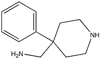 4-Phenyl-4-piperidinemethanamine Struktur