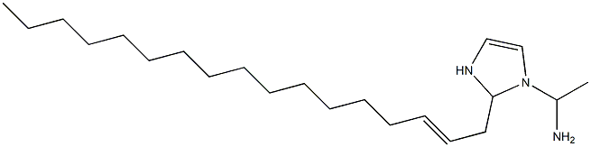 1-(1-Aminoethyl)-2-(2-heptadecenyl)-4-imidazoline Struktur