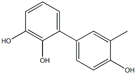 3'-Methyl-1,1'-biphenyl-2,3,4'-triol Struktur