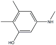 2,3-Dimethyl-5-(methylamino)phenol Struktur