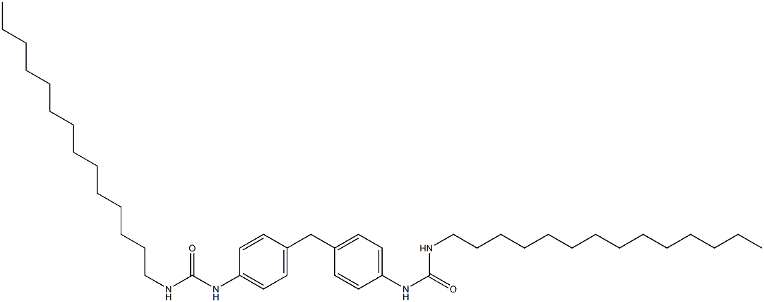 1,1'-[Methylenebis(4,1-phenylene)]bis(3-tetradecylurea) Struktur