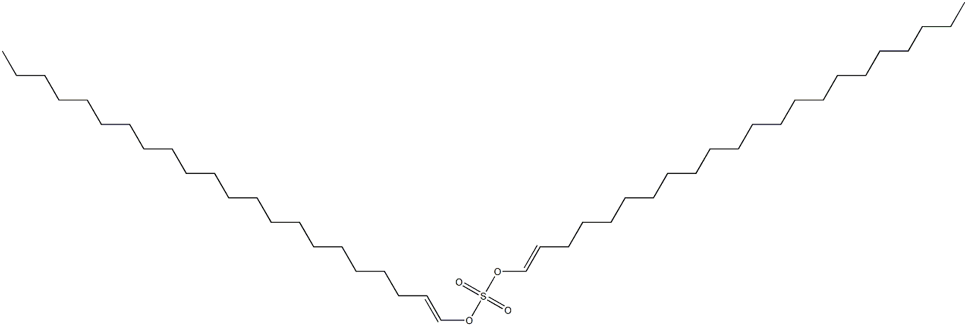 Sulfuric acid di(1-docosenyl) ester Struktur