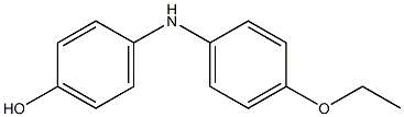 4-[(4-Ethoxyphenyl)amino]phenol Struktur